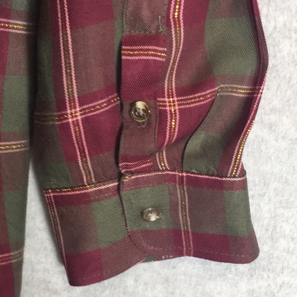 CATO Holiday Christmas Celebration Gold Metallic Thread Peplum Extra Long Line - Picture 9 of 16